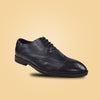 Aurelio Formal Brogue Leather Shoe Black