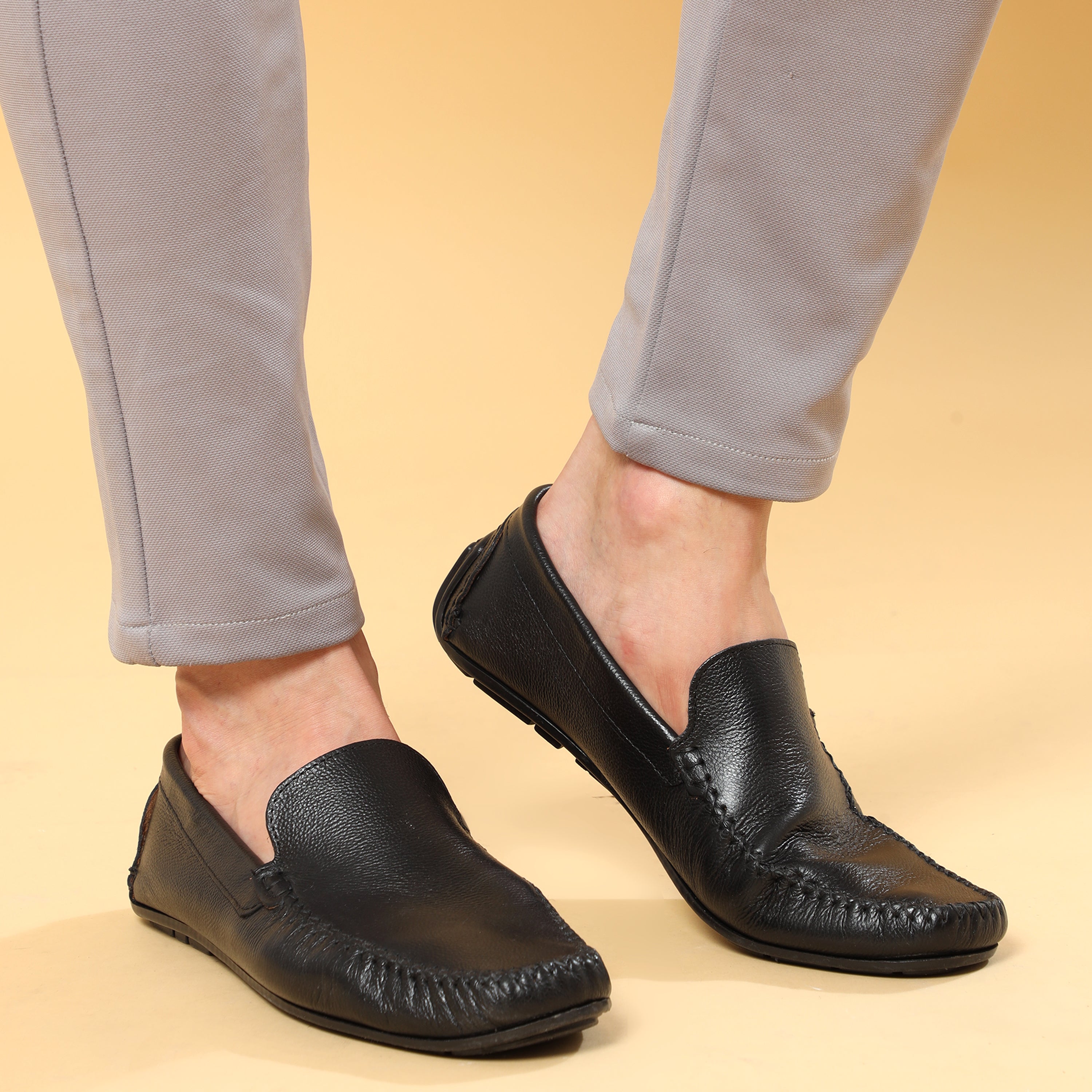 MENS LEATHER  LOAFER SHOES