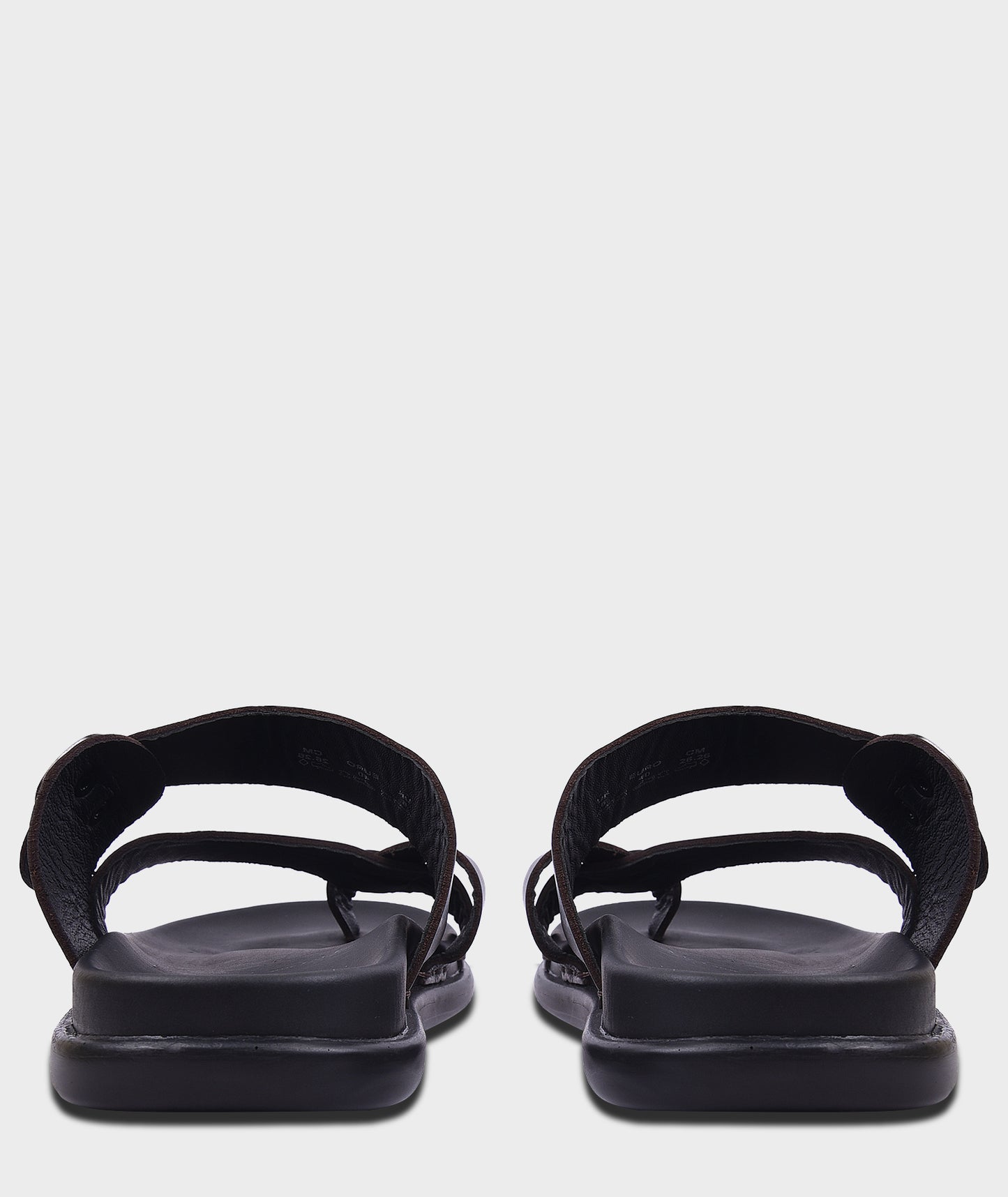 Leather Chappals For Men Brown LW2279