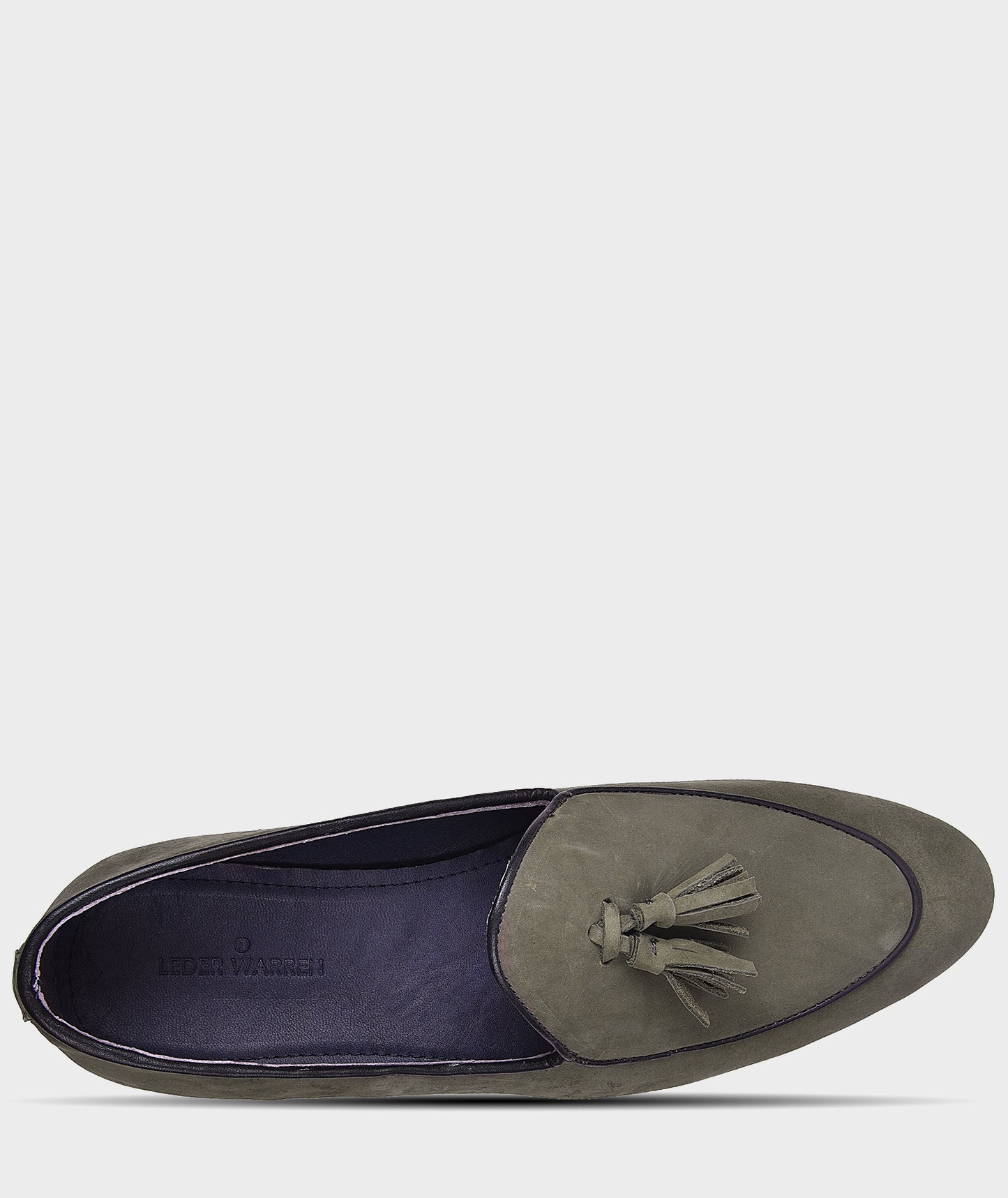 Belgian Green Loafer Shoes For Men