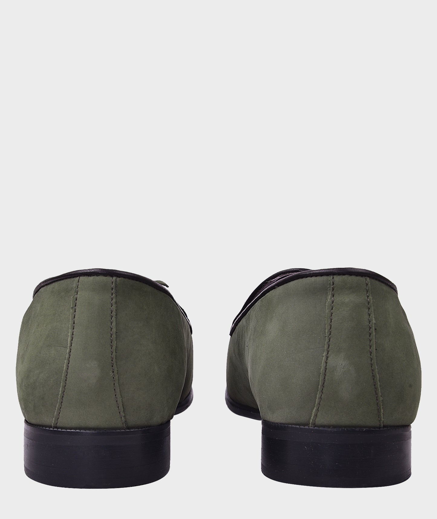 Belgian Green Loafer Shoes For Men