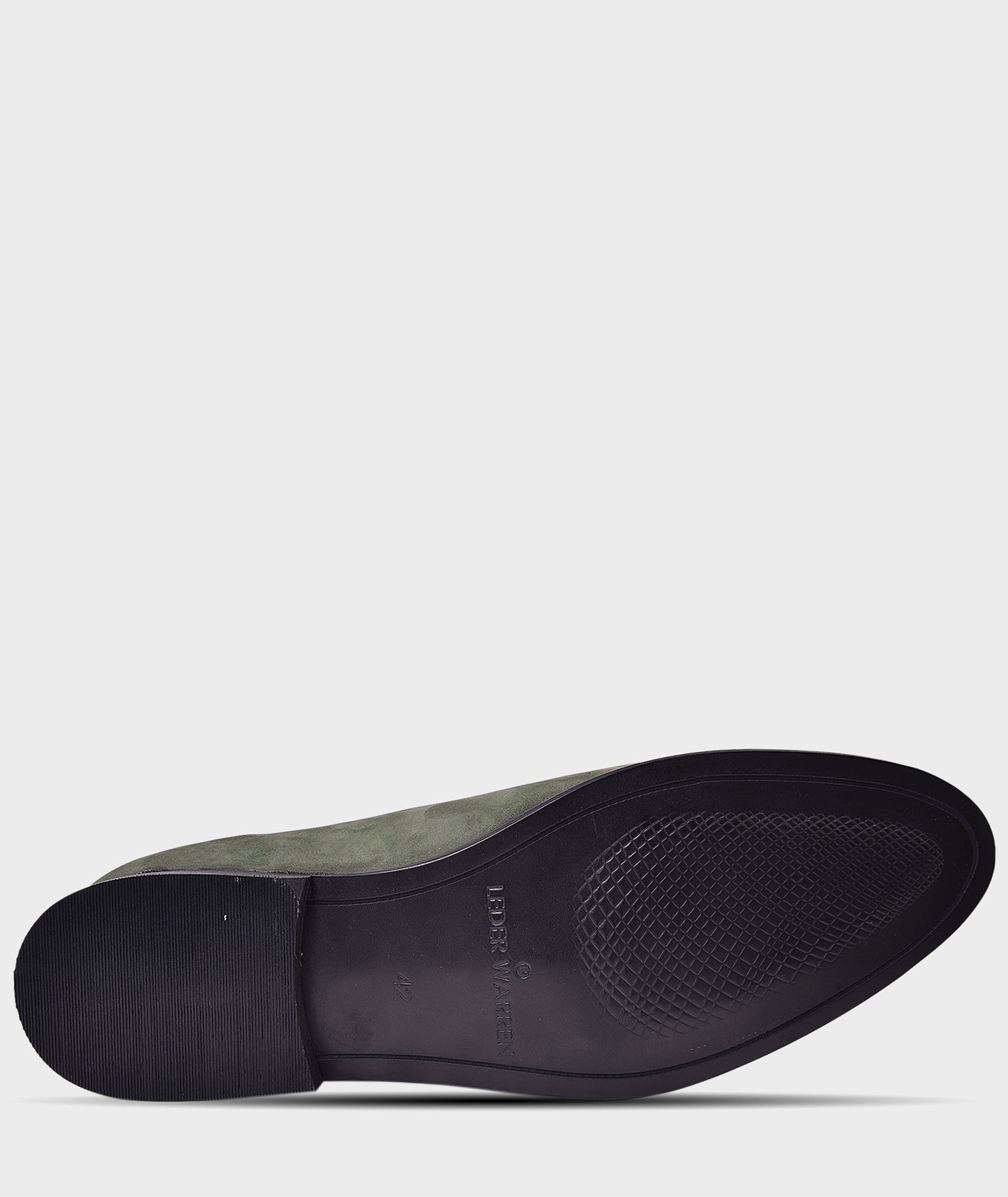 Belgian Green Loafer Shoes For Men
