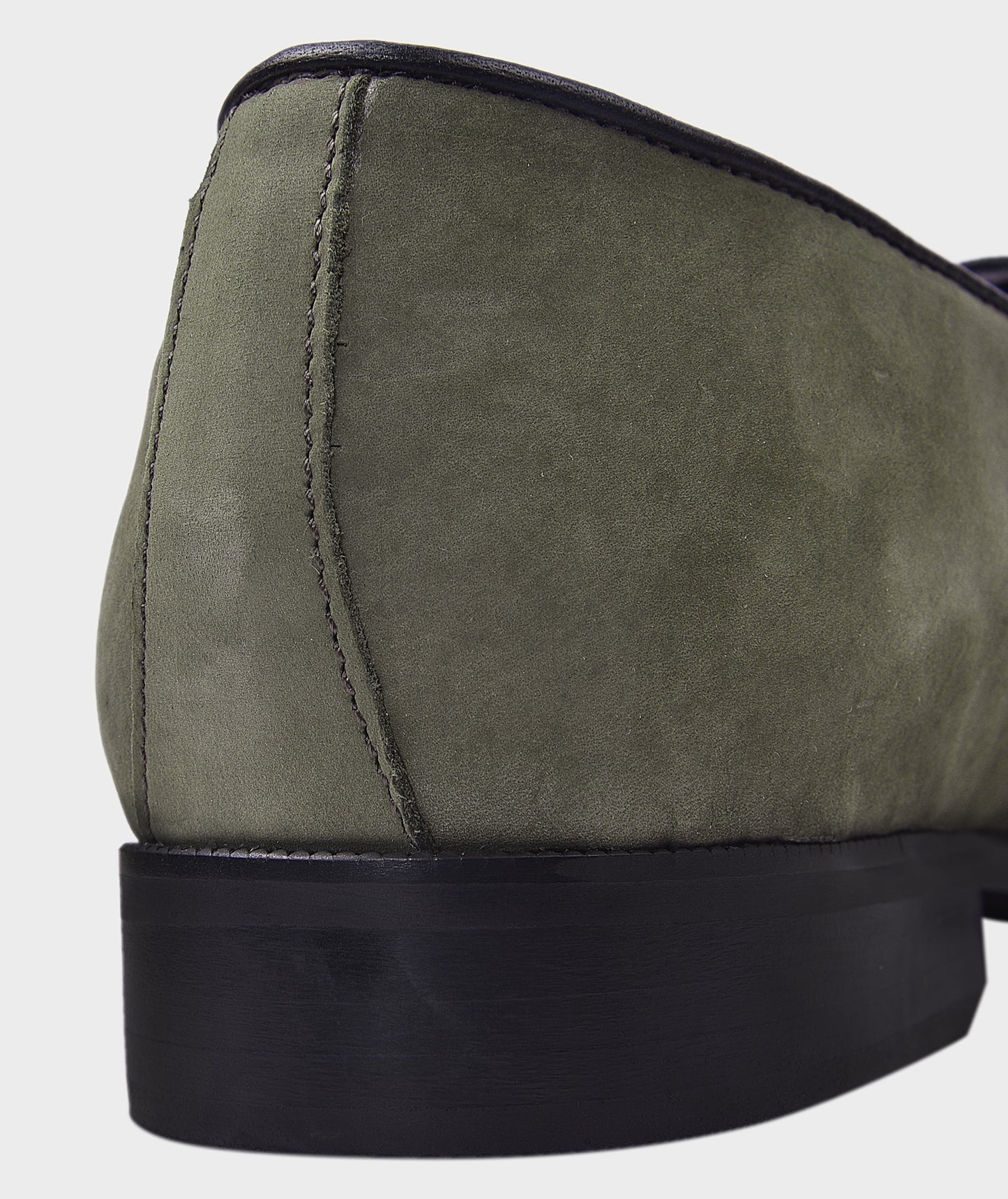 Belgian Green Loafer Shoes For Men