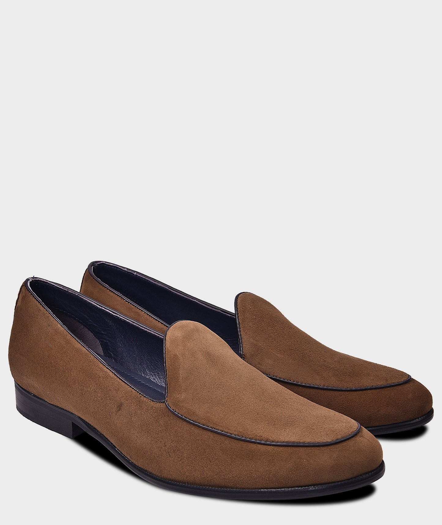 Belgian Tan Loafer Shoes For Men