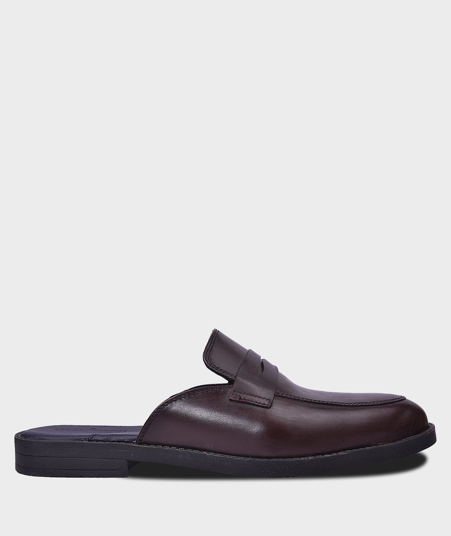 Belgian Brown Penny Loafer Shoes For Men