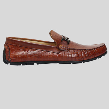 Premium Leather Buckle Men's Leather Loafers
