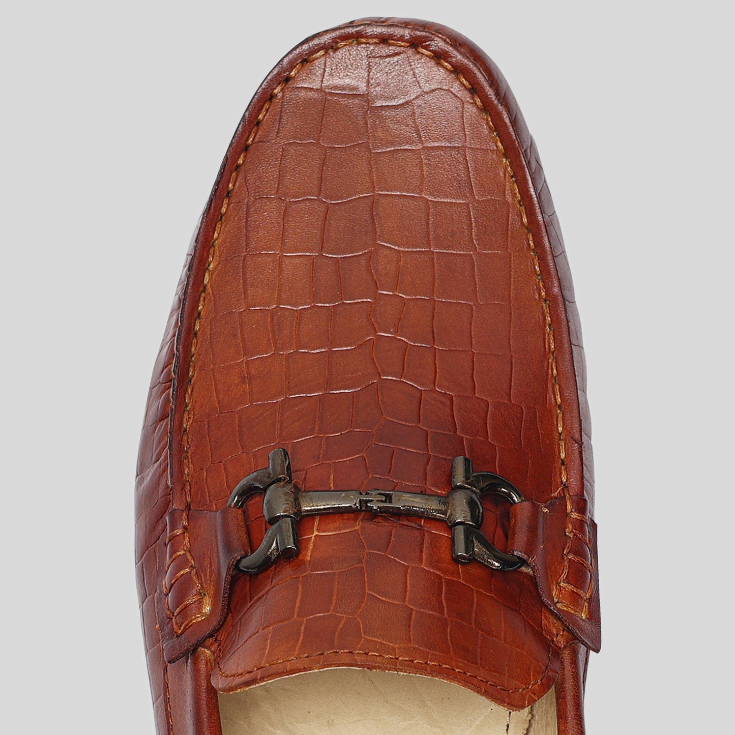 Premium Leather Buckle Men's Leather Loafers