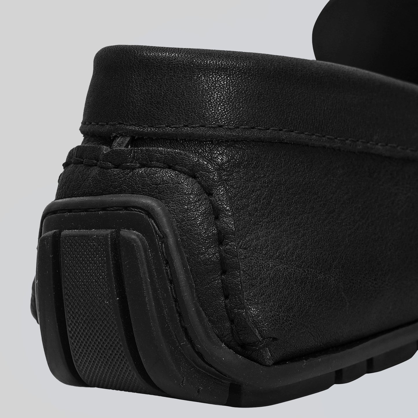Mens Loafer Shoes Double Monk Black