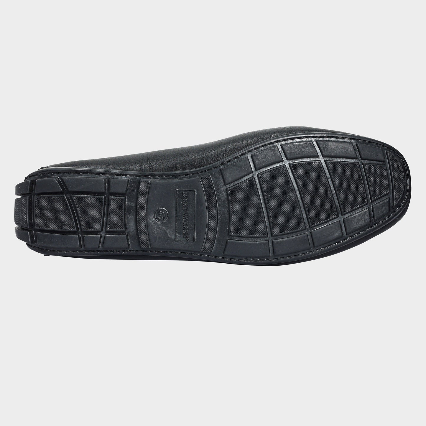 Mens Loafer Shoes Double Monk Black