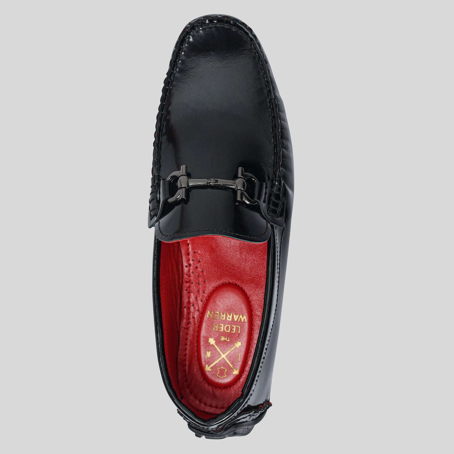 Men's Leather Black Loafers Shoes