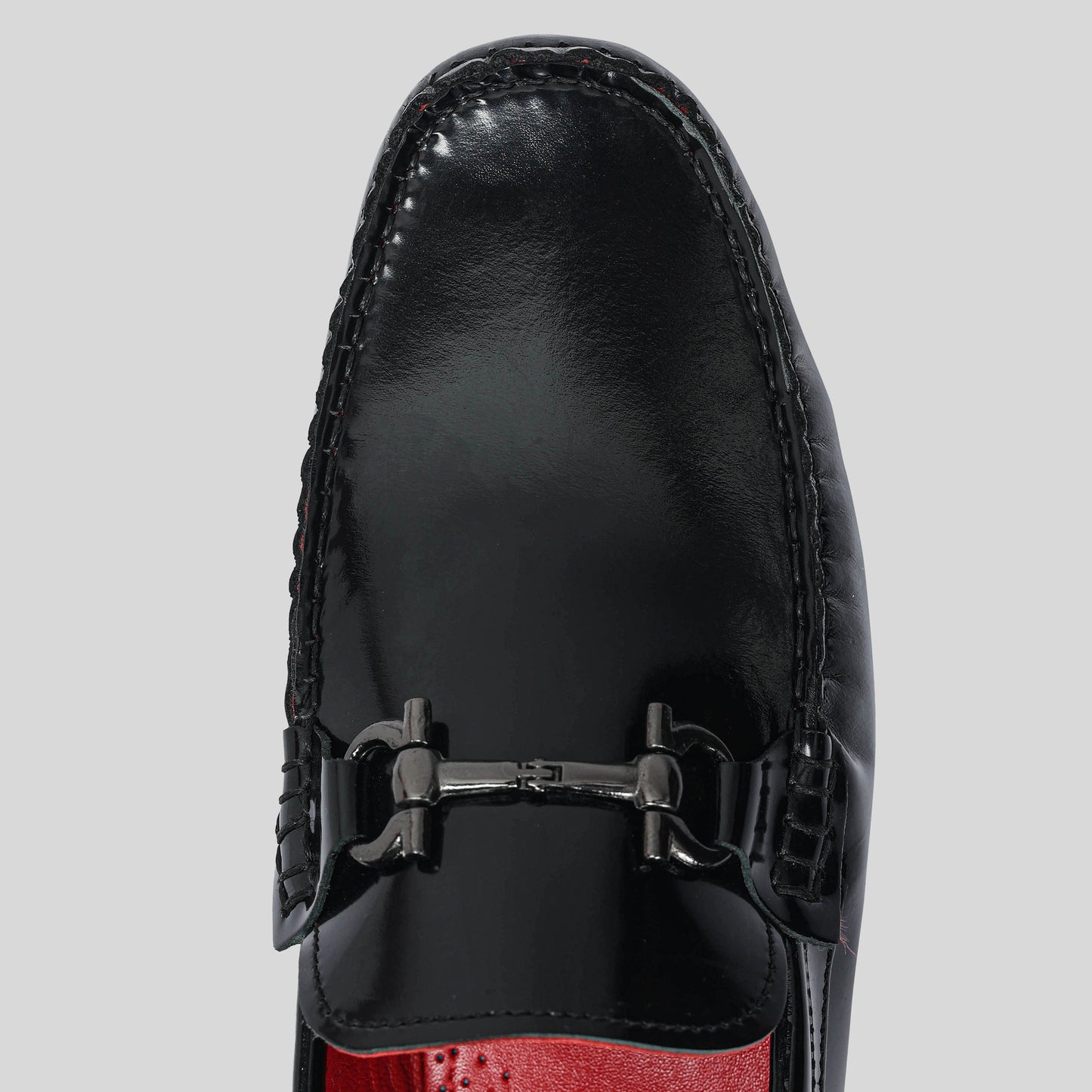 Men's Leather Black Loafers Shoes