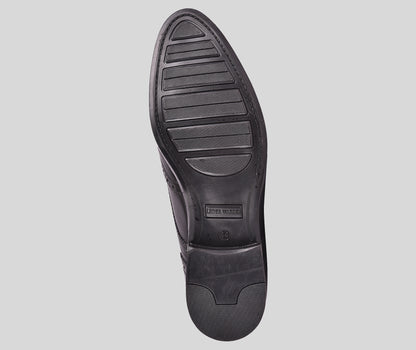 LEDERWARREN Broque Black Formal Shoes