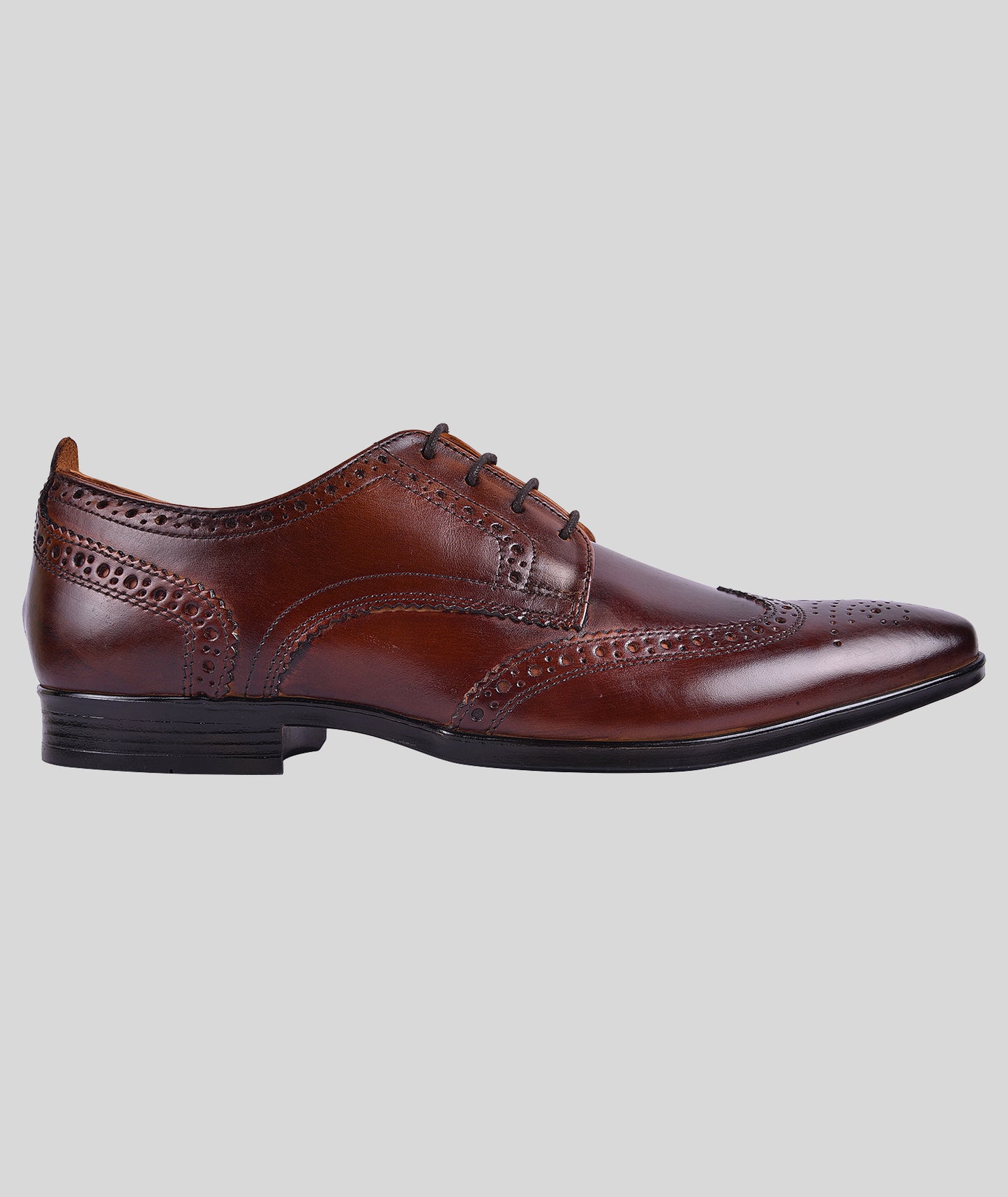 LEDERWARREN Broque Tan Formal Shoes