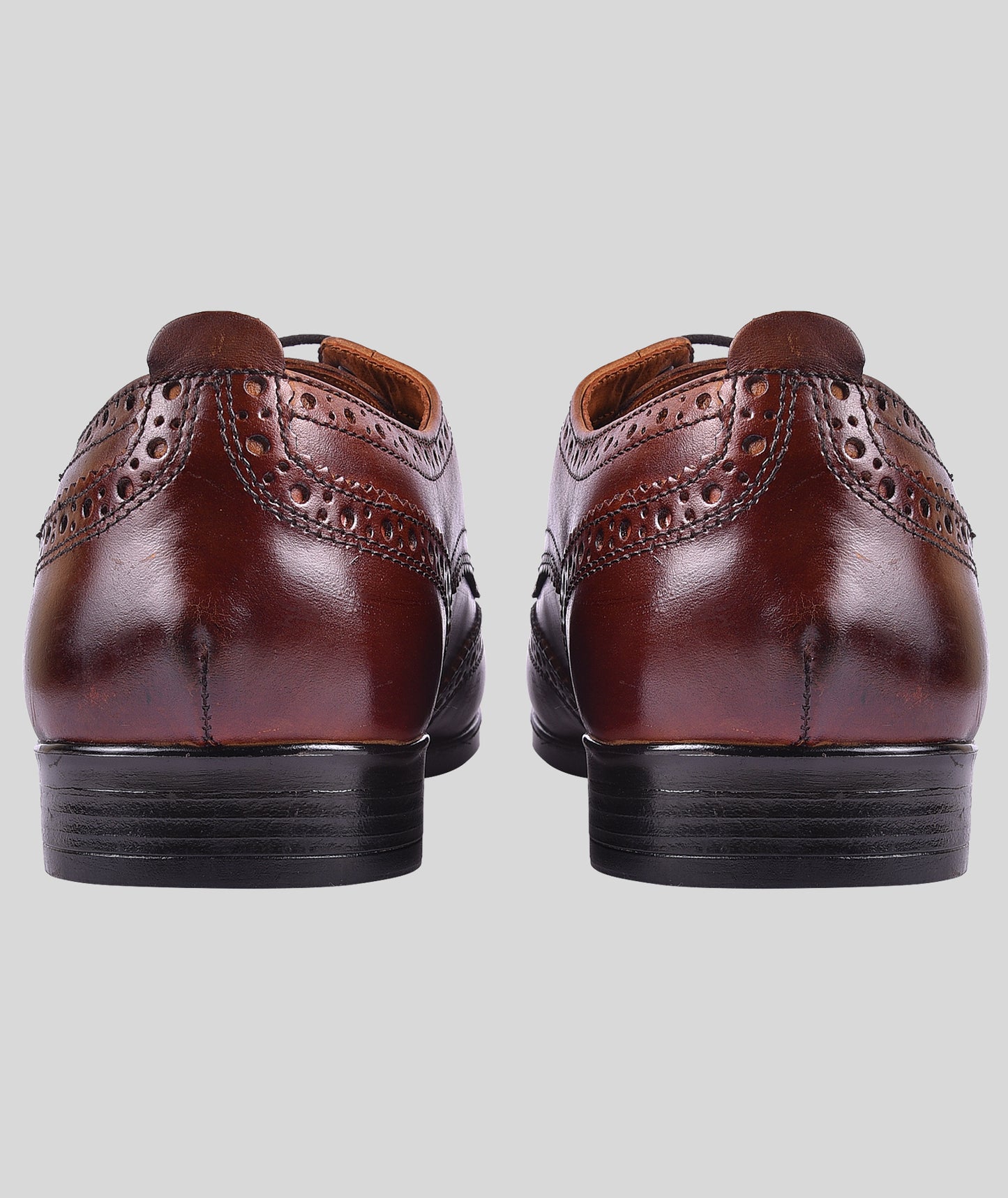 LEDERWARREN Broque Tan Formal Shoes