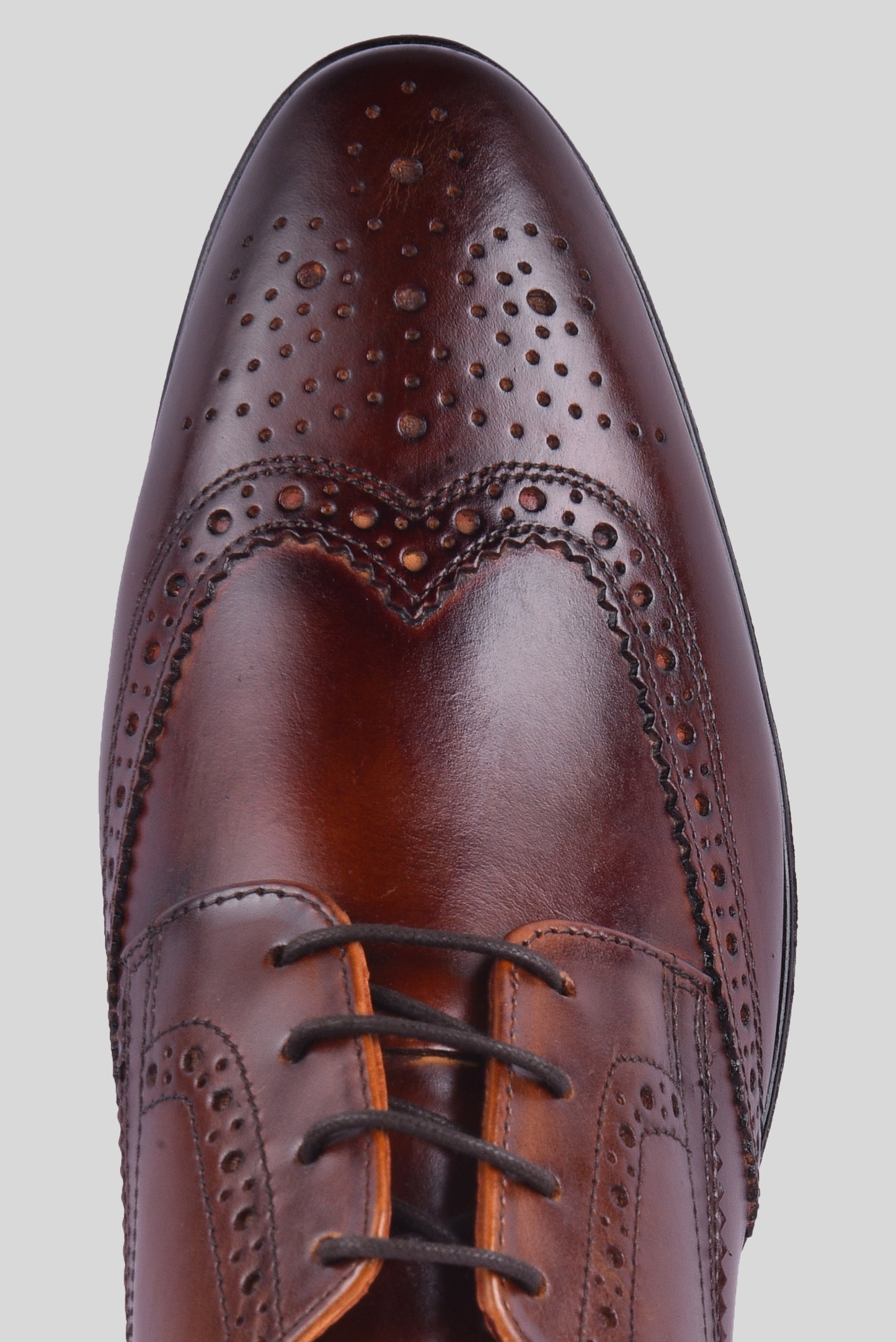 LEDERWARREN Broque Tan Formal Shoes