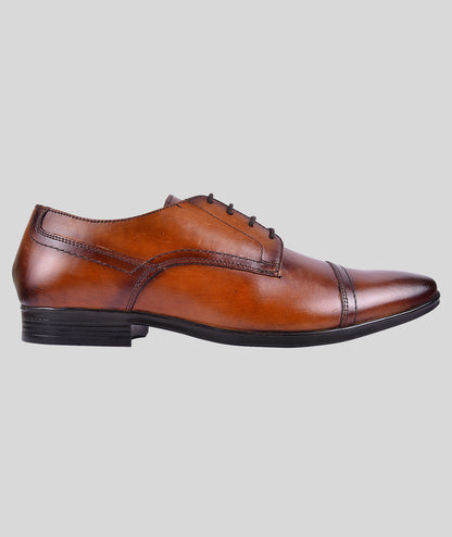 Leandro Men's Oxford Tan Leather Formal Shoes