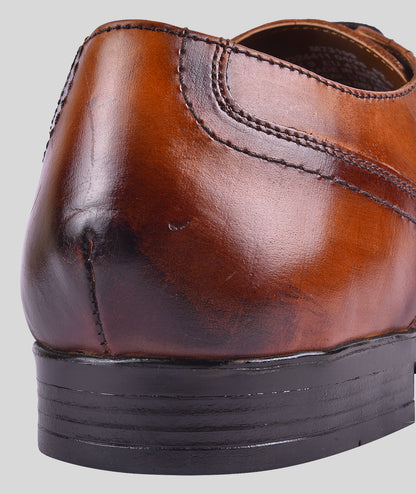 Leandro Men's Oxford Tan Leather Formal Shoes