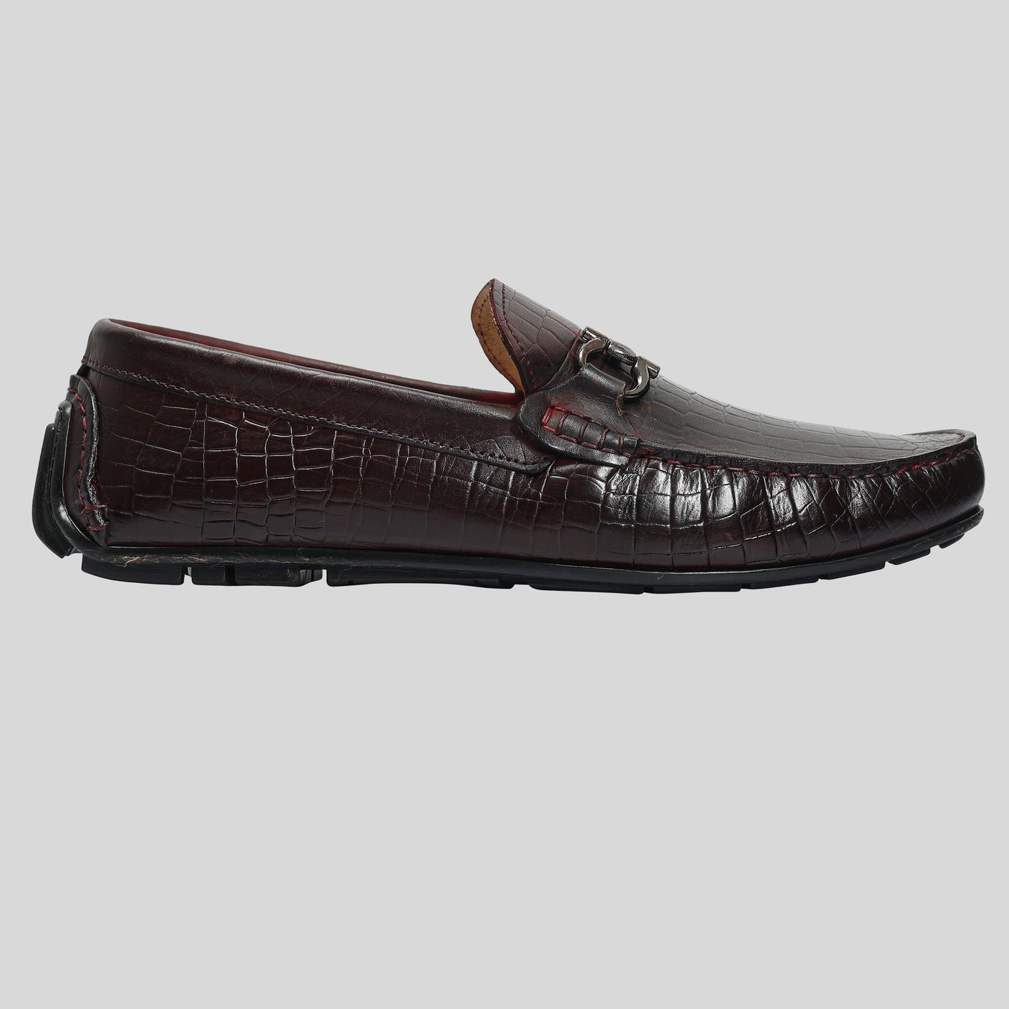 Premium Leather Buckle Men's Leather Loafers