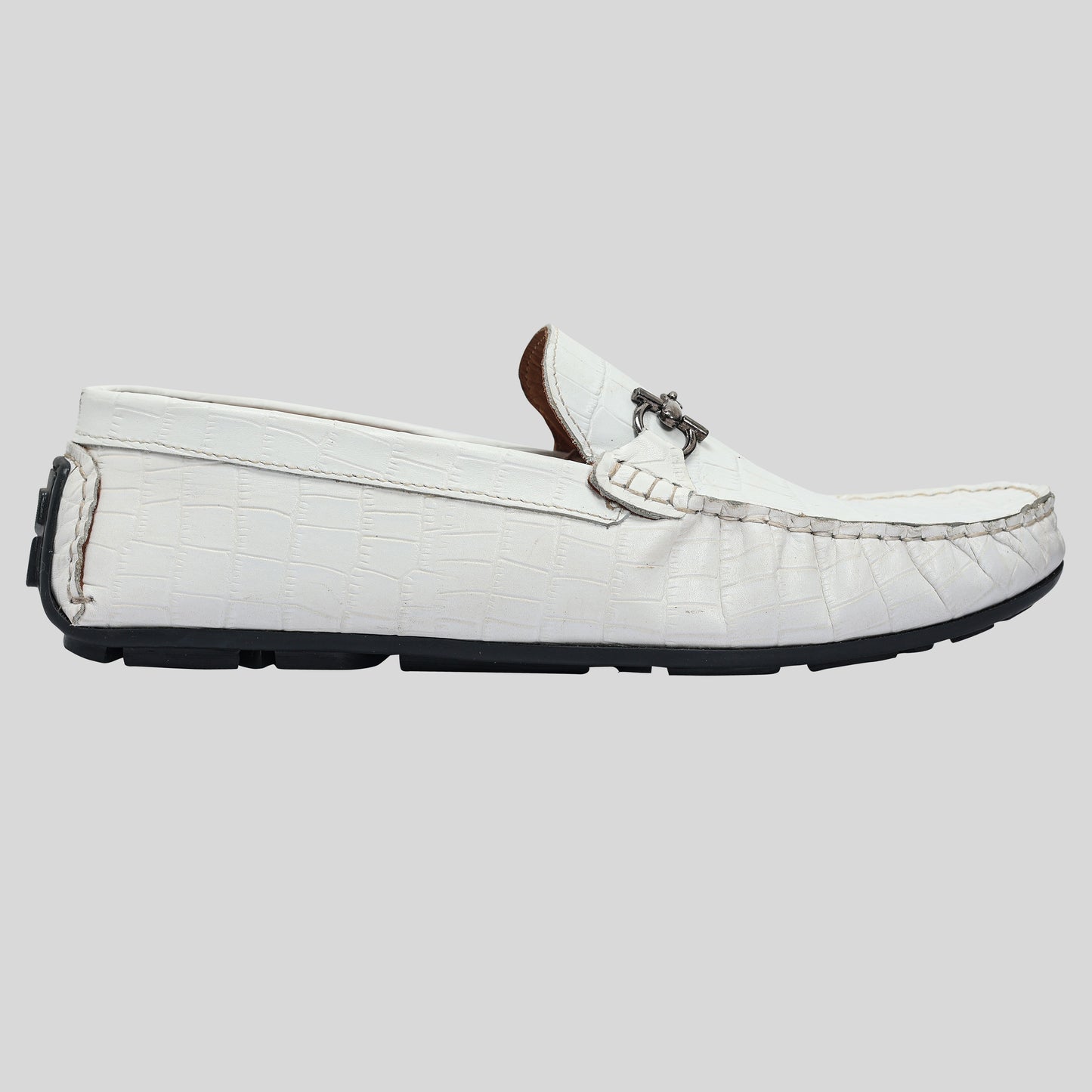 Premium Leather Buckle Men's Leather Loafers