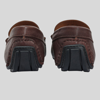 Men's Leather Buckle Loafer Shoes