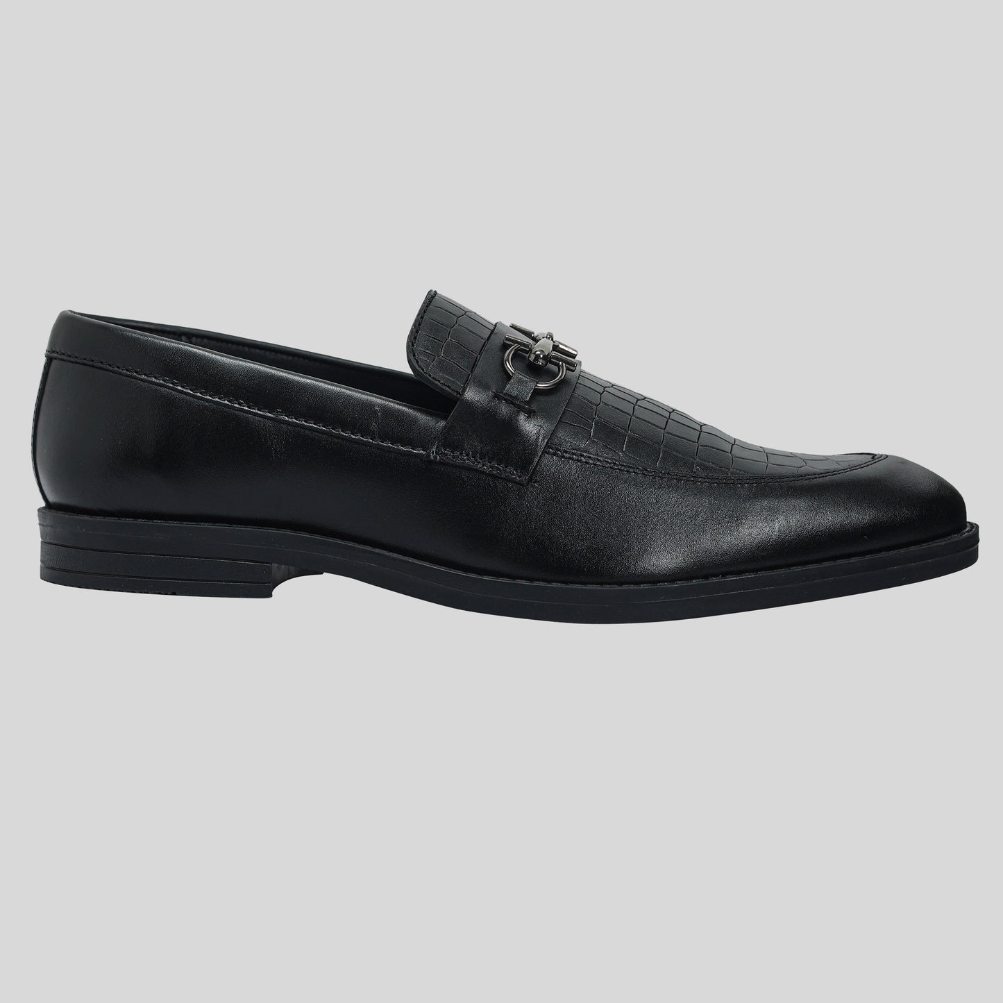 Men's Leather Buckle Shoes