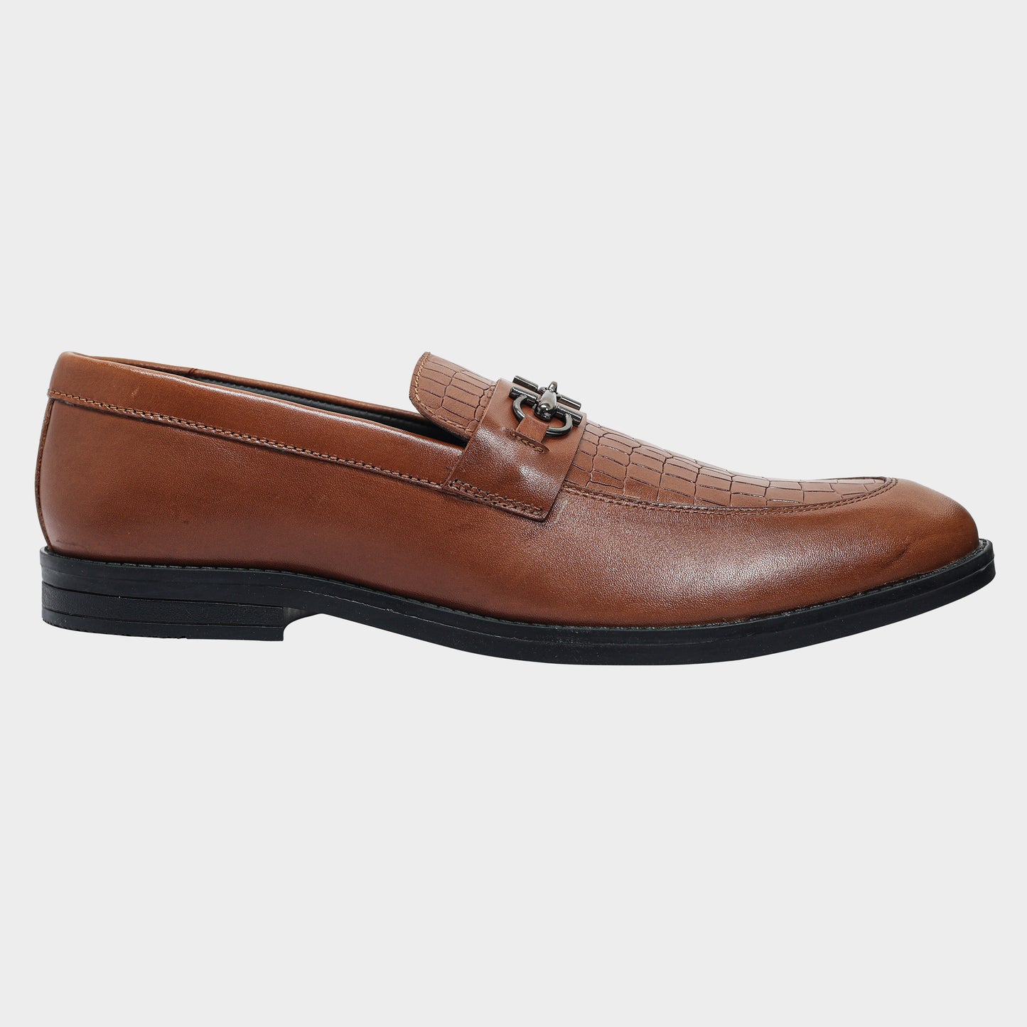 Men's Leather Buckle Shoes