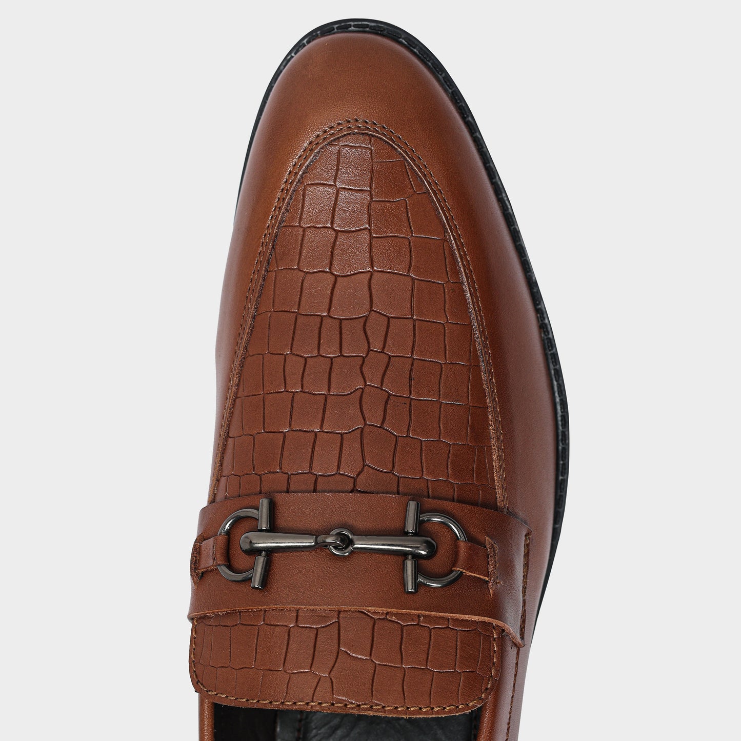 Men's Leather Buckle Shoes