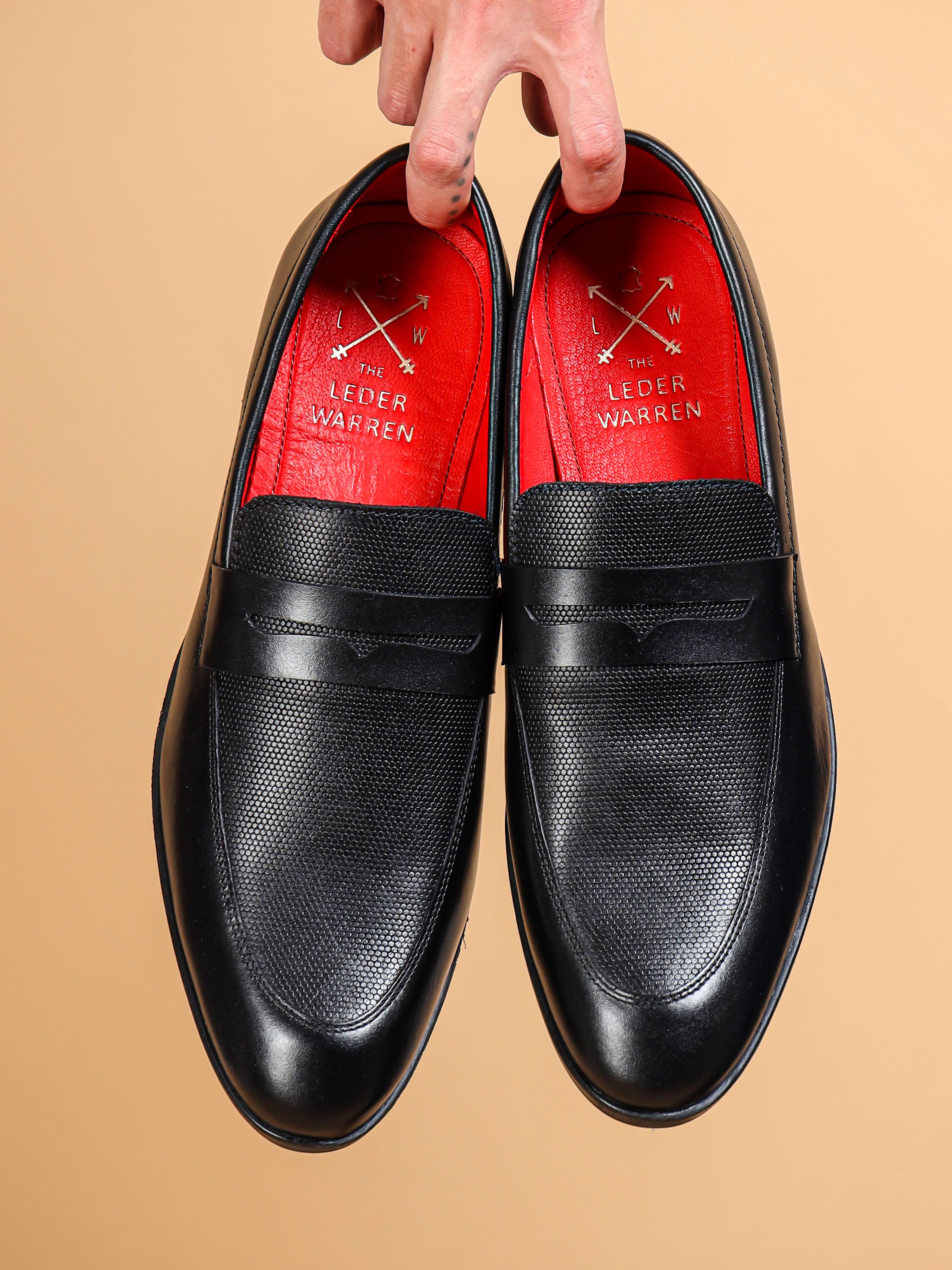 Penny Loafers  Black Shoes