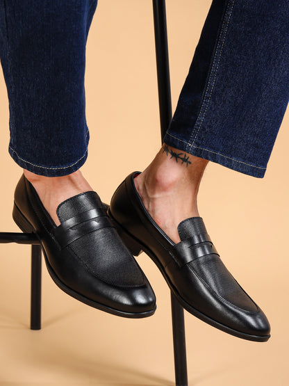 Penny Loafers  Black Shoes