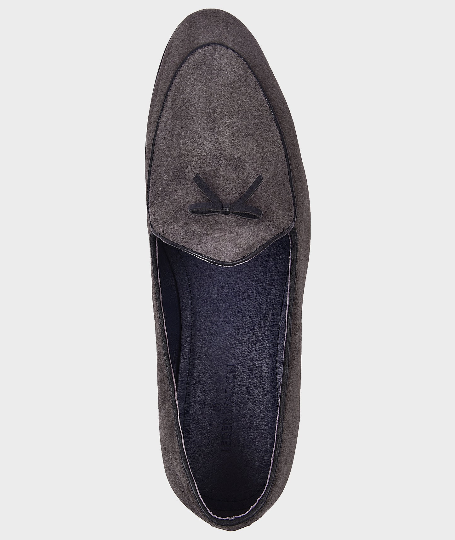 Belgian Gray Loafer Shoes For Men