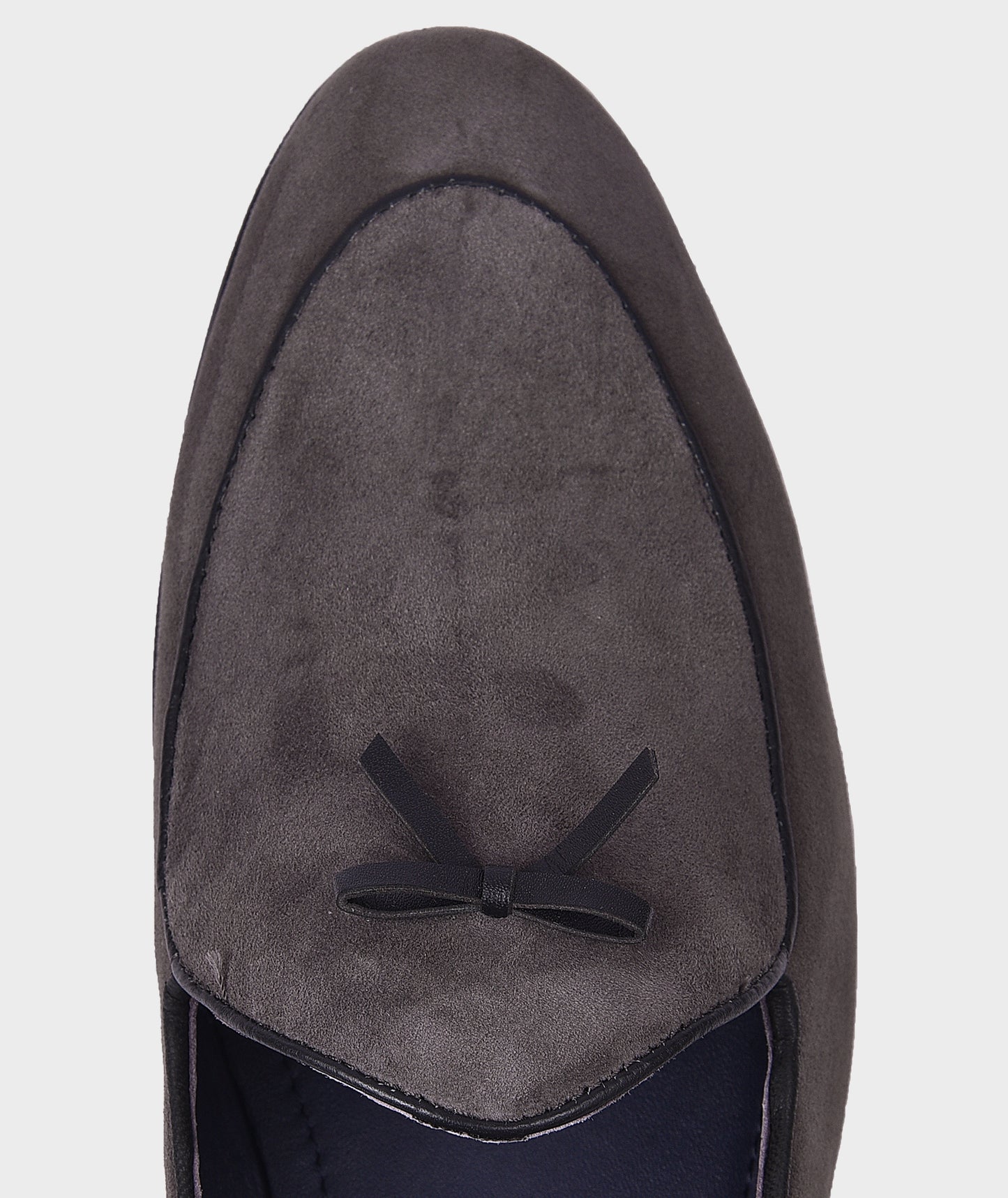 Belgian Gray Loafer Shoes For Men
