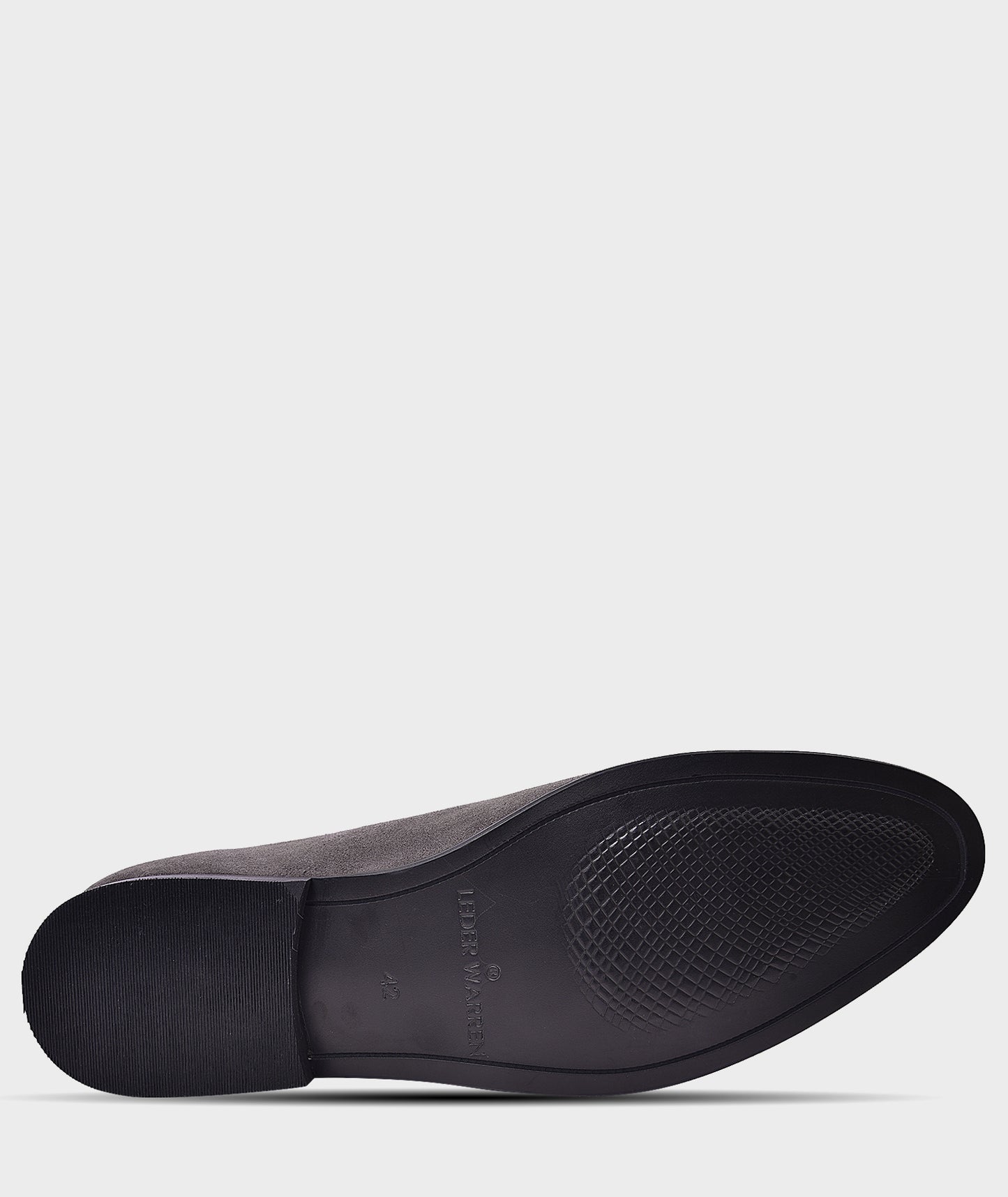 Belgian Gray Loafer Shoes For Men