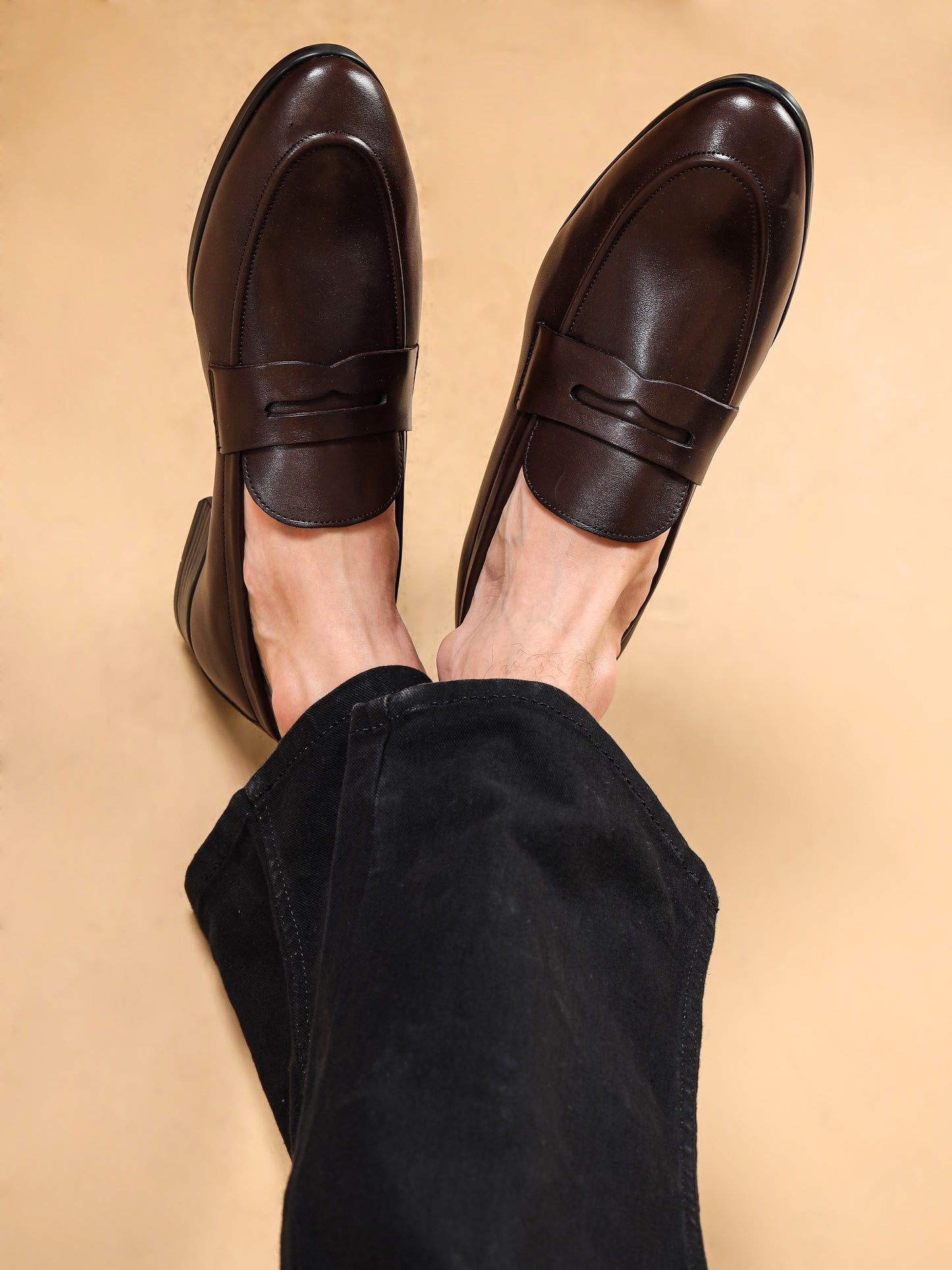 Penny Loafers Brown Shoes