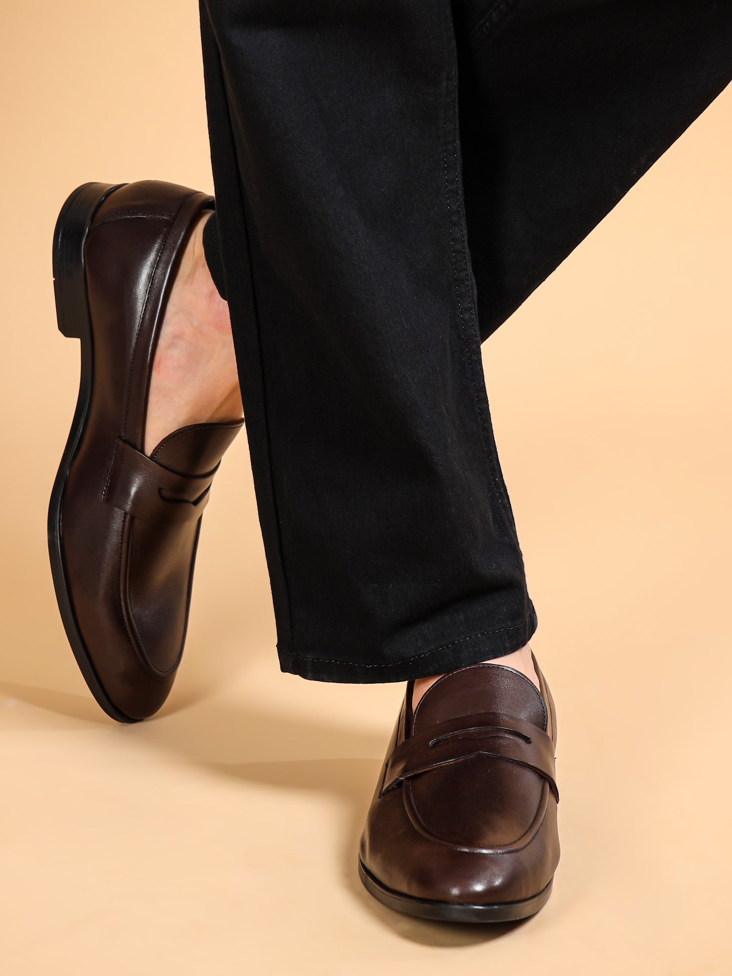 Penny Loafers Brown Shoes