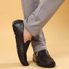 Milled Leather Plain Loafer For Men