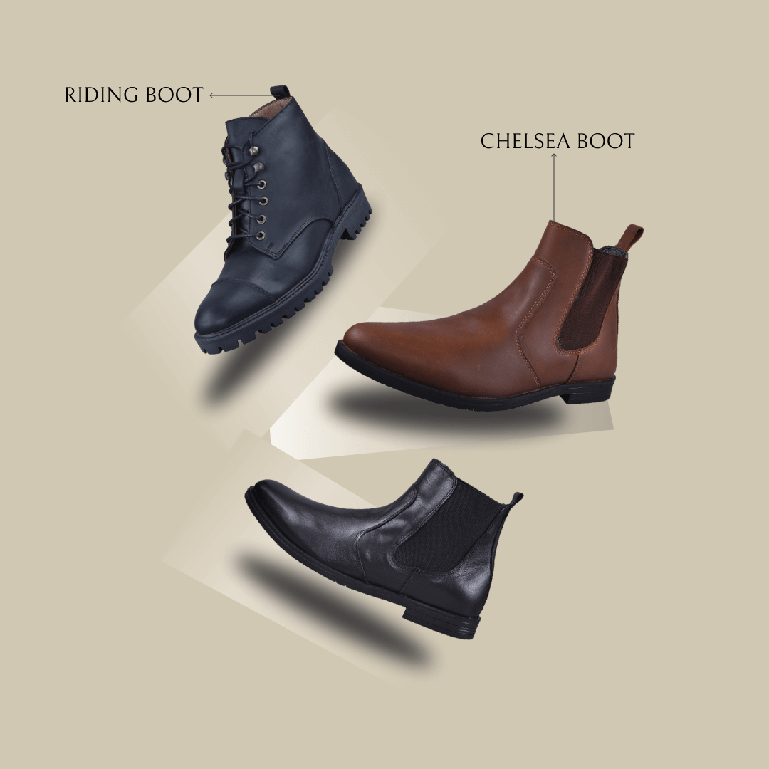 Leather Boots For Men-riding