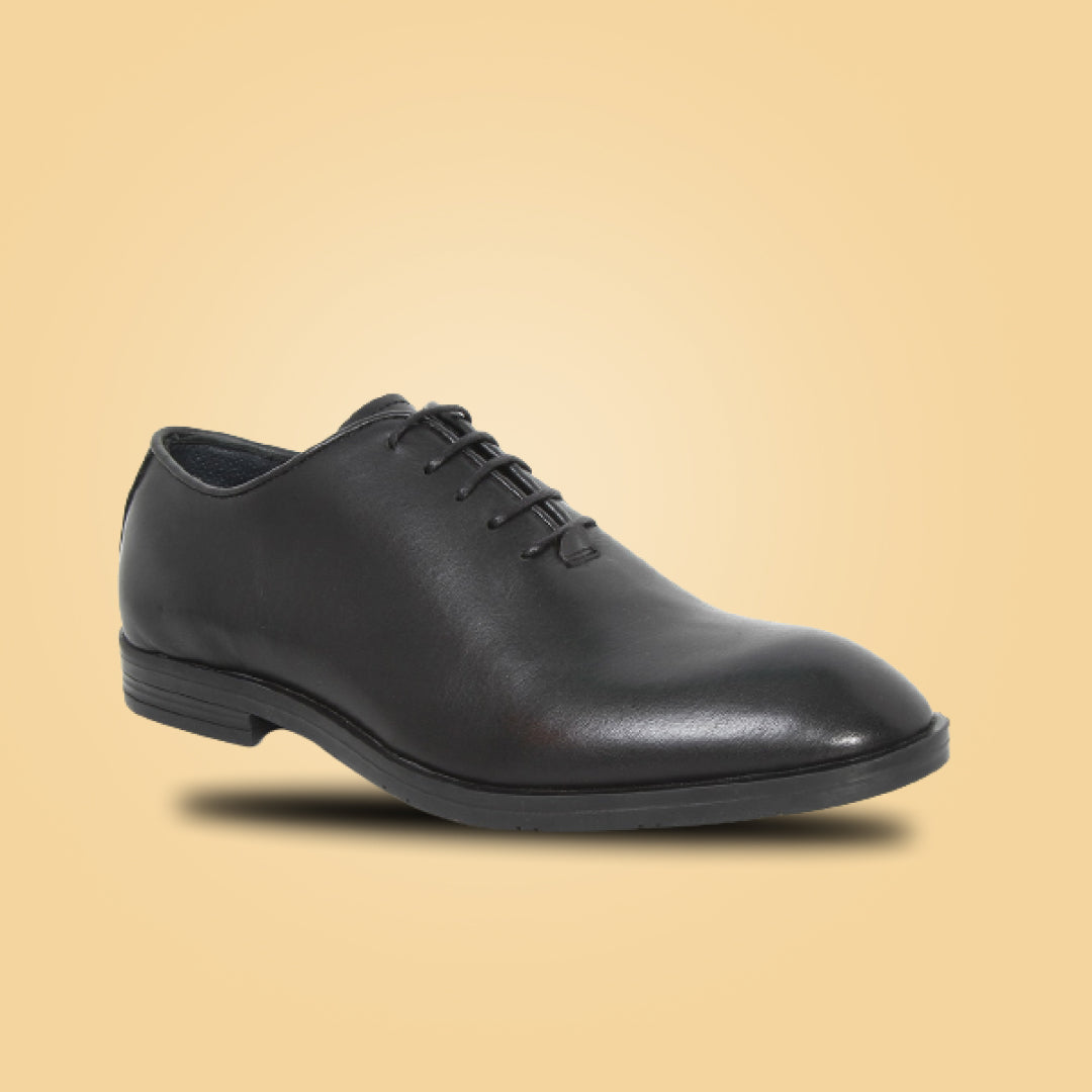 Andrea Formal Black Men Leather Formal Shoe