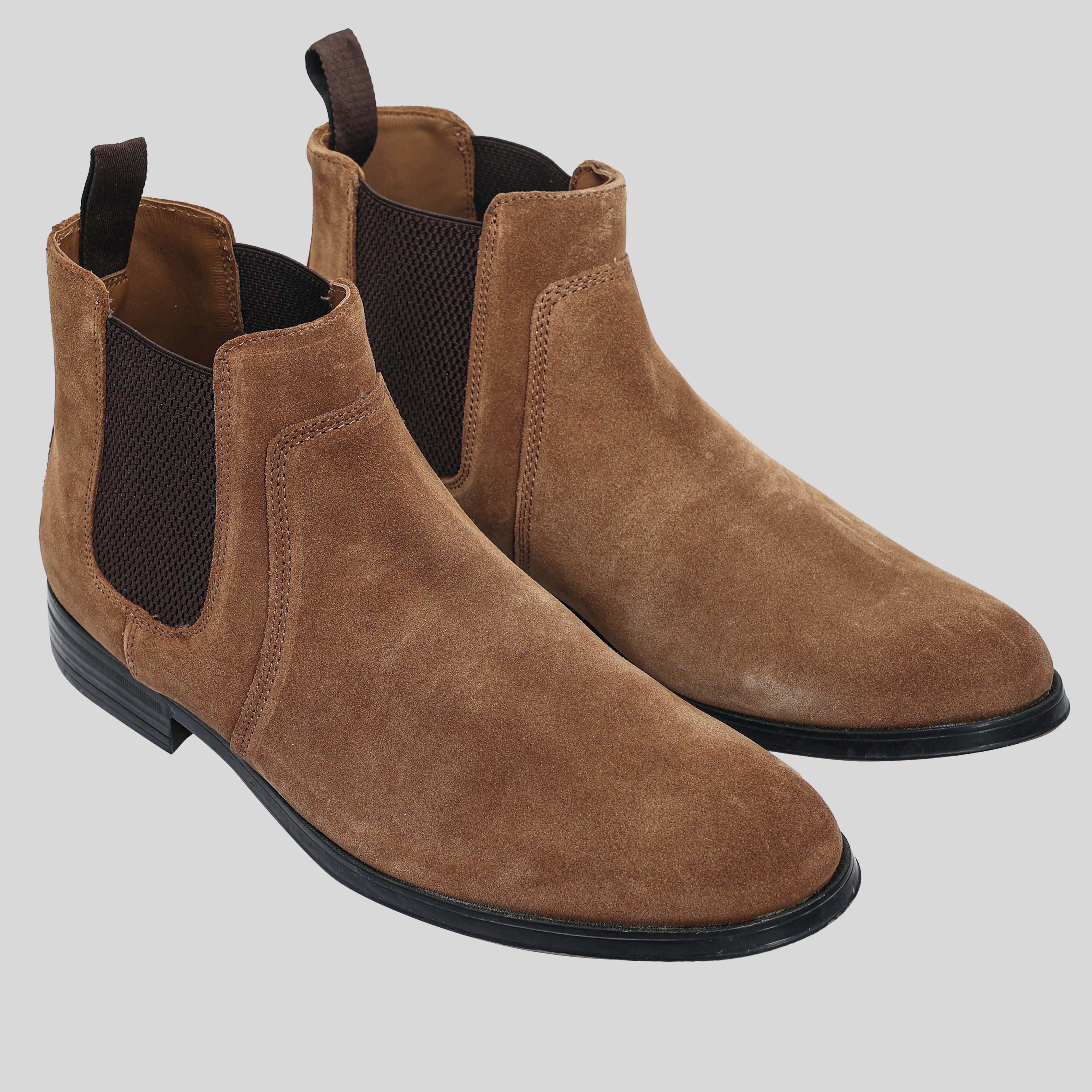 Leder warren Chelsea Genuine Suede Leather Boots