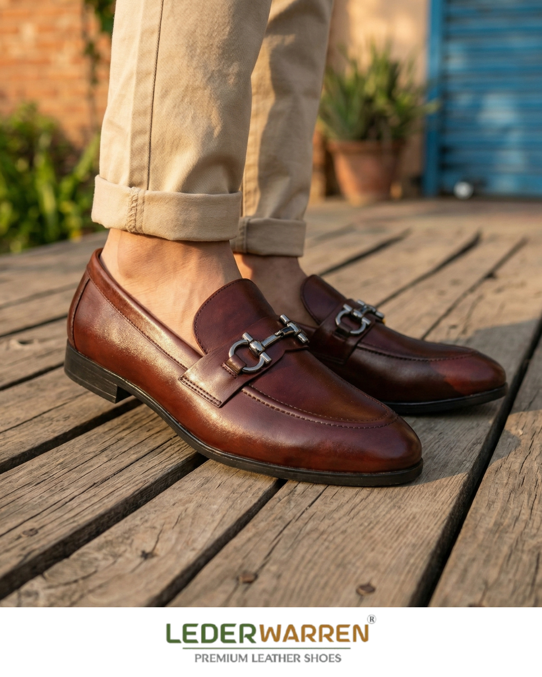 Penny Brown  Loafers Shoes For Mens