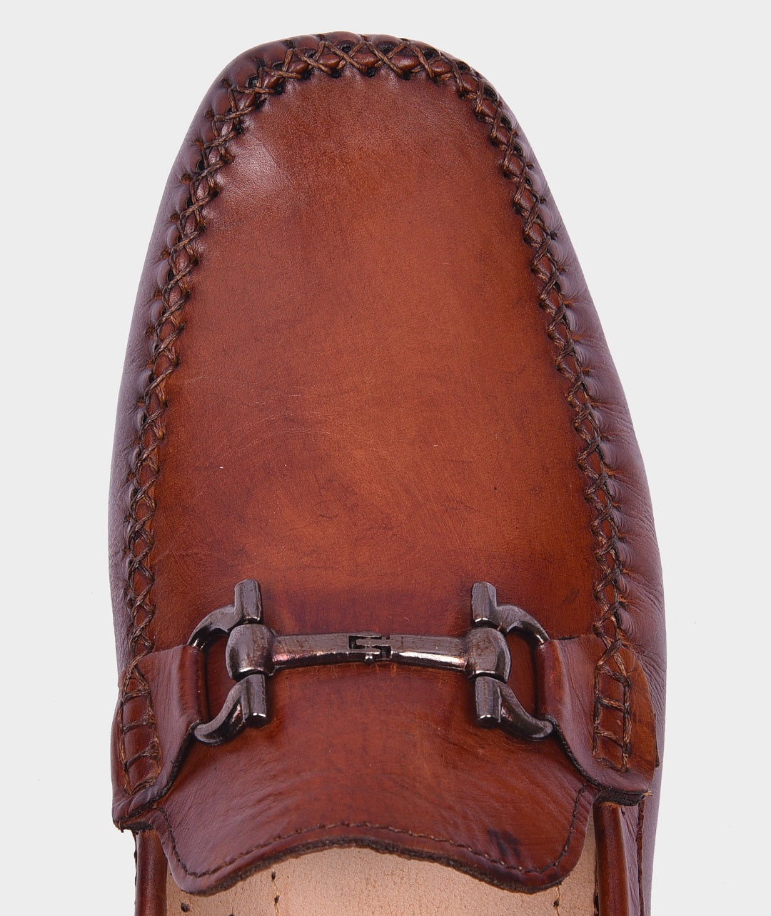 Leather Buckle Tan Men's Leather Loafers – Premium Quality & Timeless Design