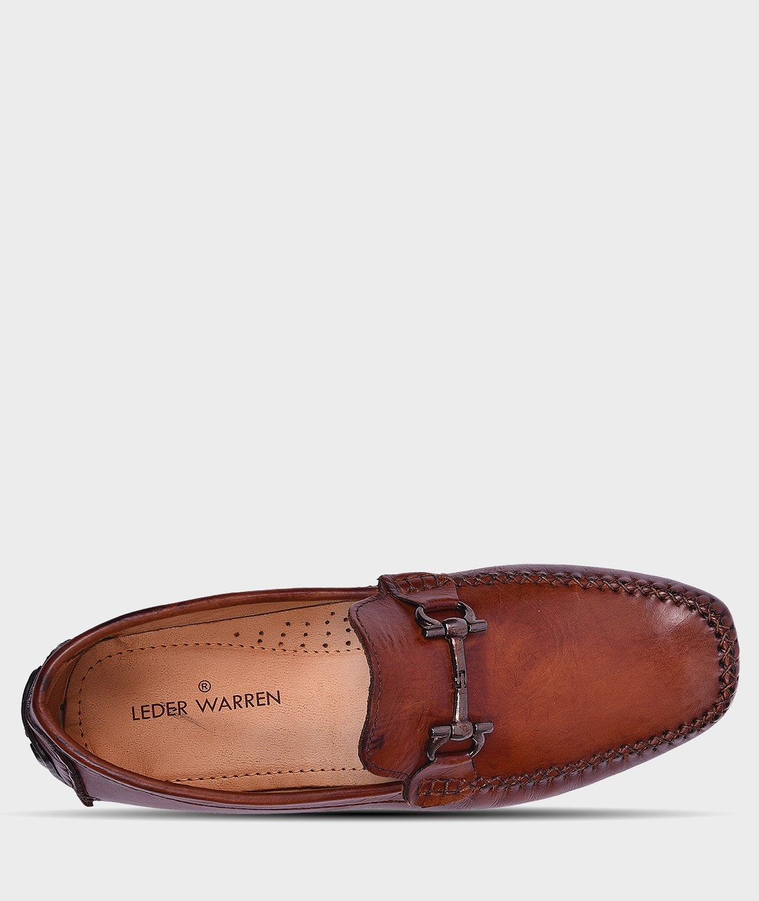 Leather Buckle Tan Men's Leather Loafers – Premium Quality & Timeless Design