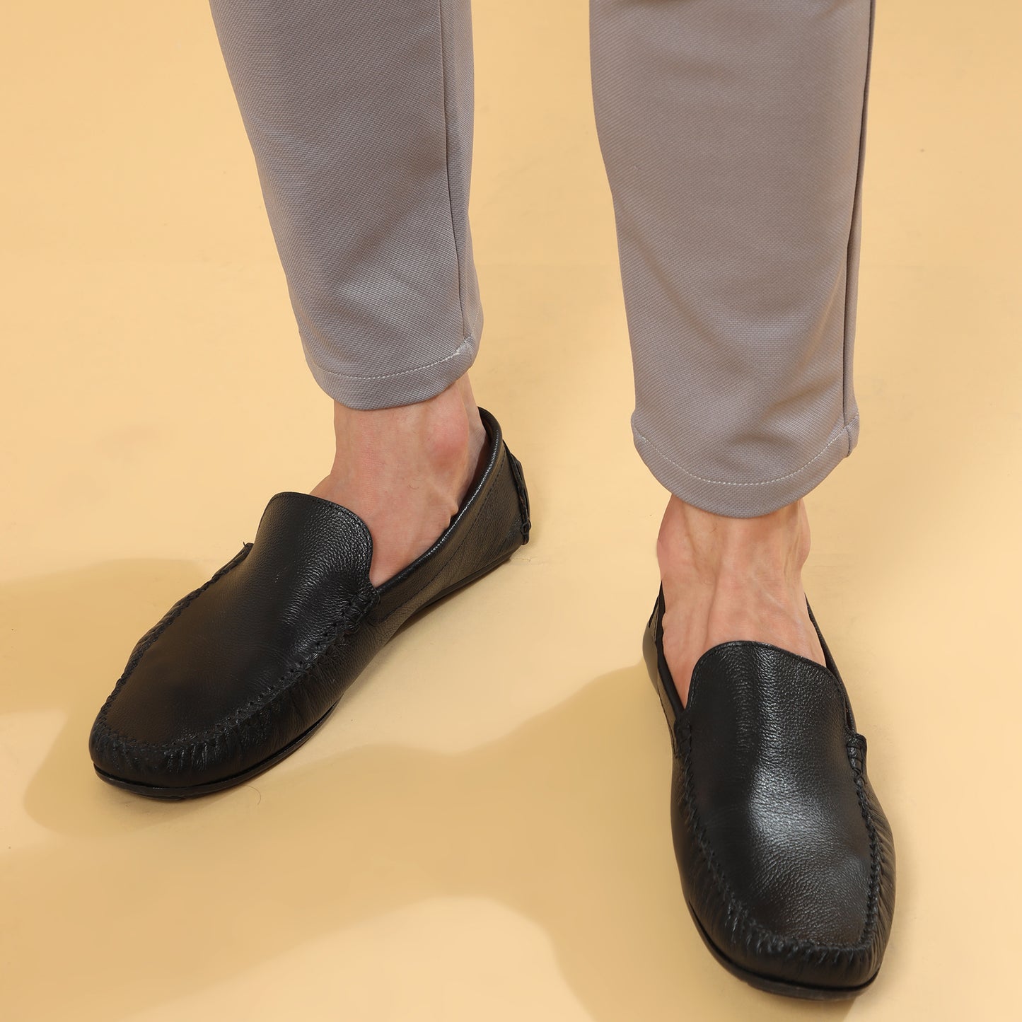 MENS LEATHER  LOAFER SHOES