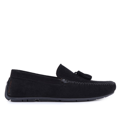 Suede Leather Tassel Loafer Shoes For Men