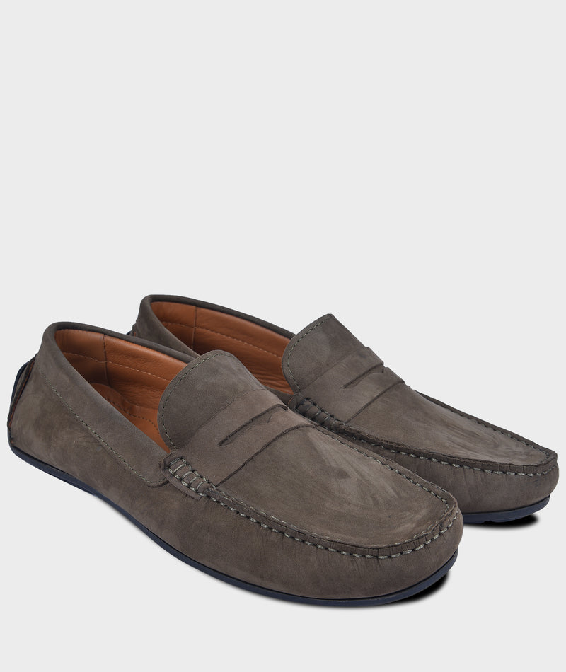 Loafers for Men Penny genuine leather Driving Shoe