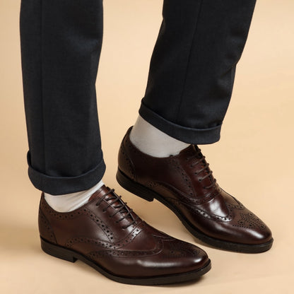 LEDERWARREN Broque Brown Formal Shoes