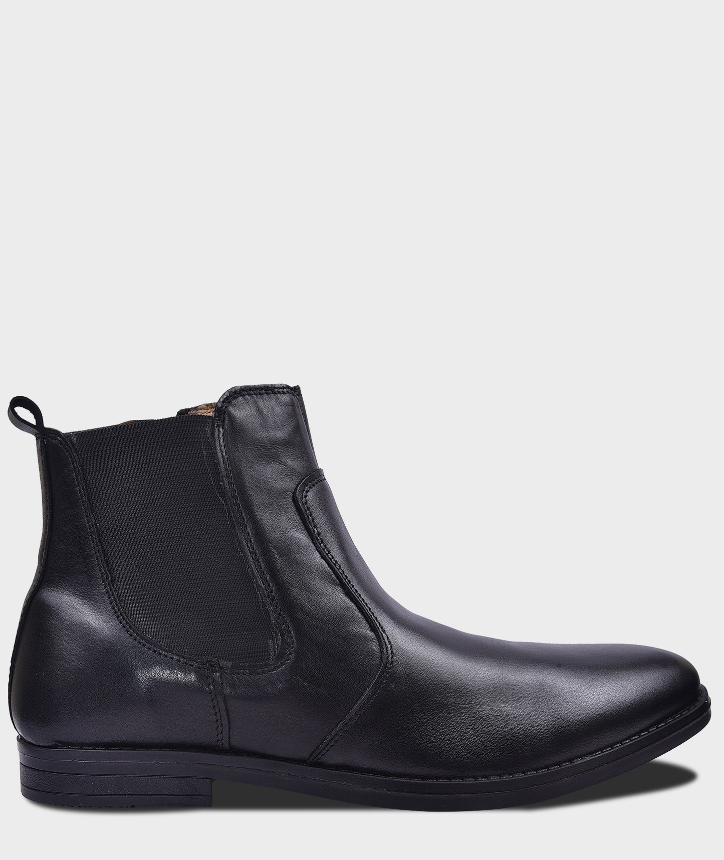 Leder warren Chelsea Leather Boots Zip Black