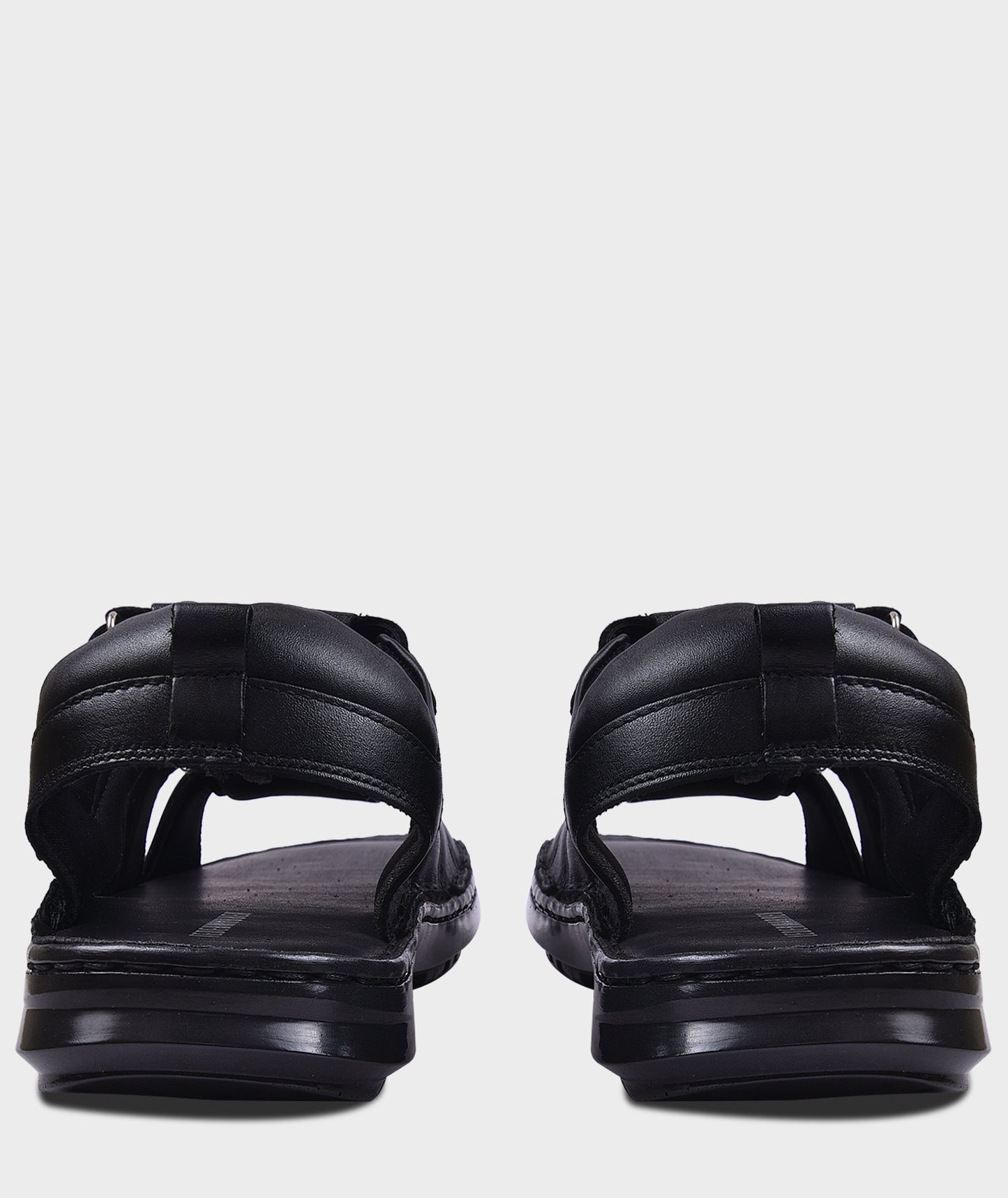 Leather Sandals For Men Black LW2376