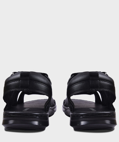 Leather Sandals For Men Black LW2376