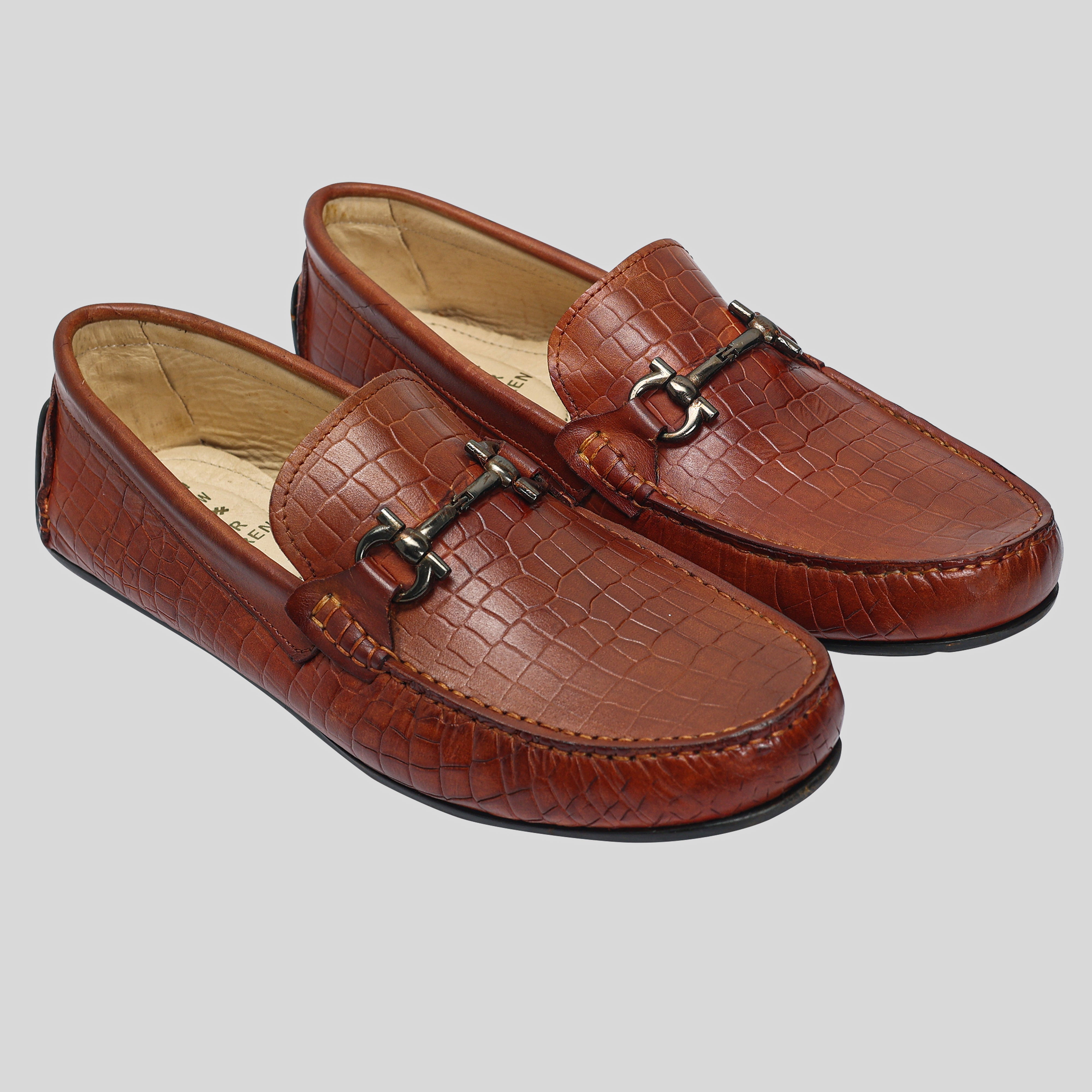 Premium Leather Buckle Men's Leather Loafers