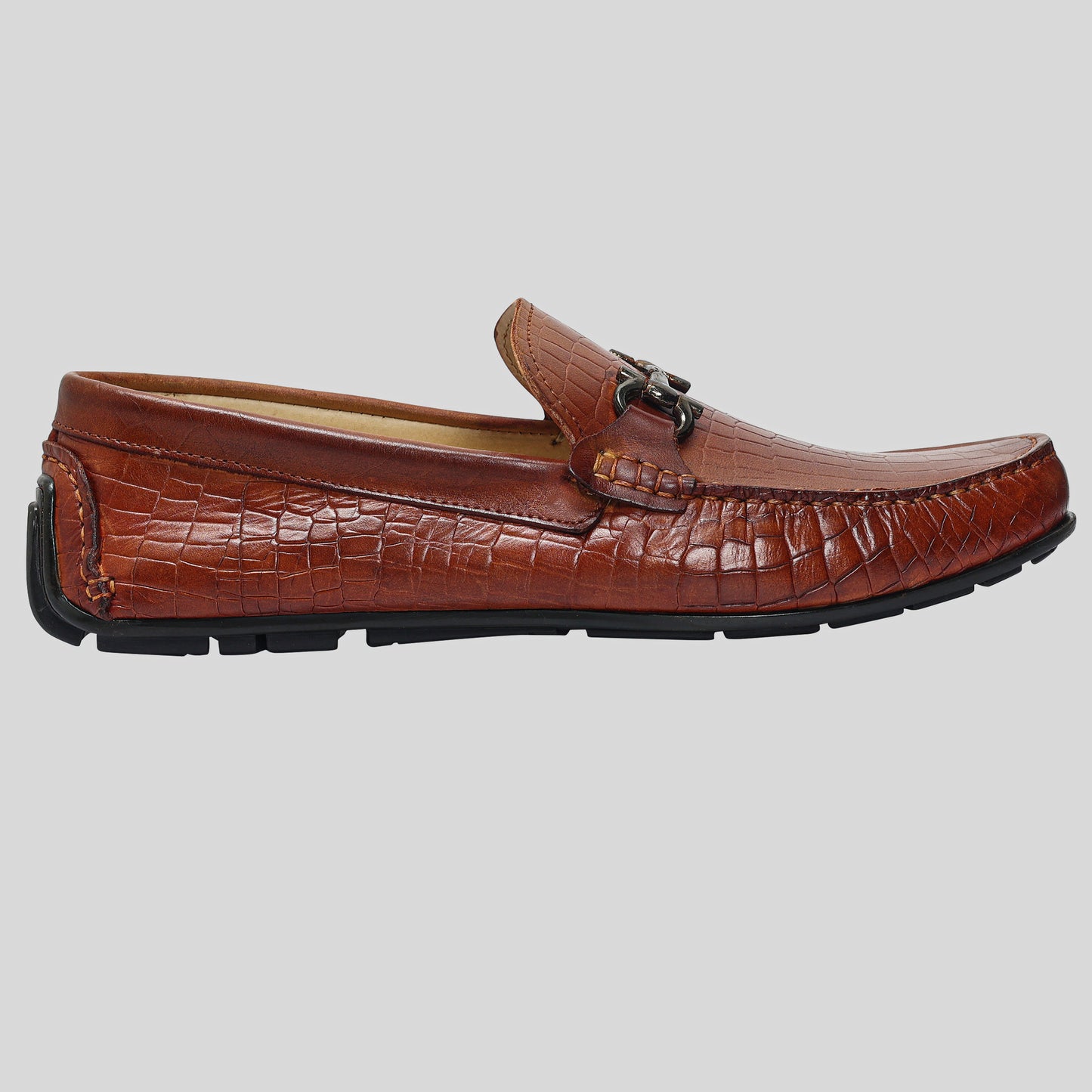 Premium Leather Buckle Men's Leather Loafers